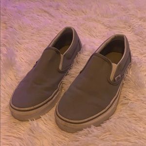 Grey Slip On Vans